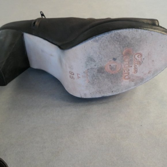 Size 9.5 Calleen Cordera Caliza Brown Peep Toe - Picture 9 of 11